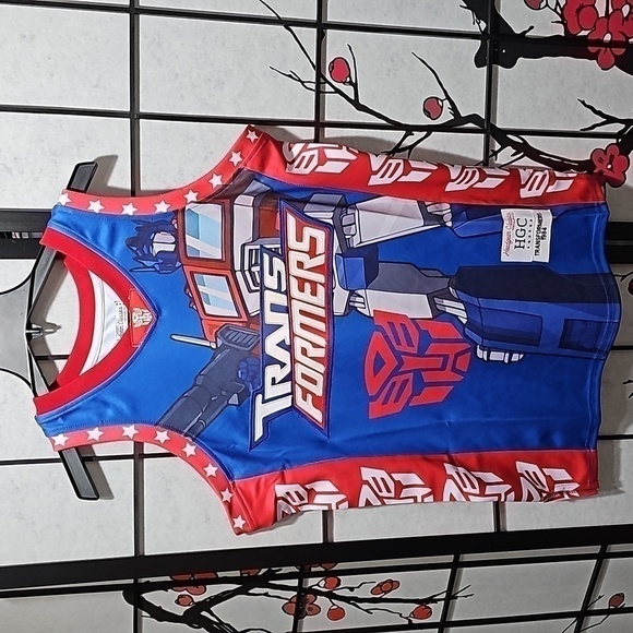 Transformers Optimus Prime Basketball Jersey Size Medium NWT - Picture 1 of 7